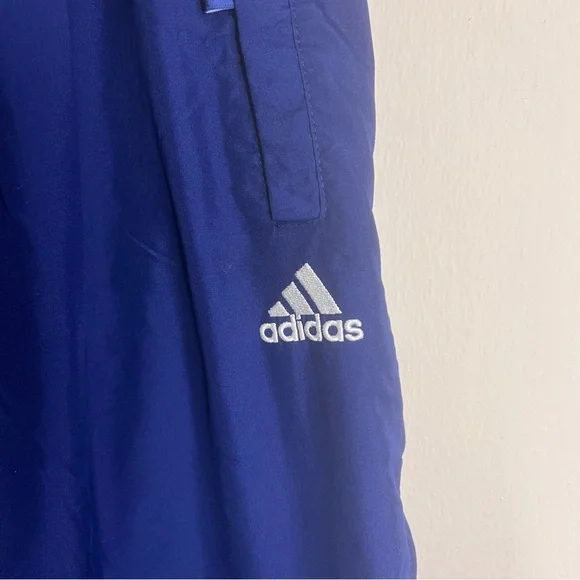 Y2K Adidas Navy Blue Track Pants - Picture 3 of 10